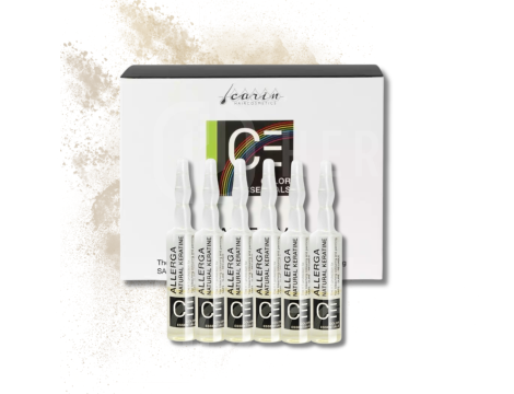 CARIN ALLERGA Natural Keratine ampułki keratynowe do włosów 6 x 7,5 ml - 2